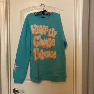 WUCV - Scandal by Stefi Cohen Large Crewneck NWOT
